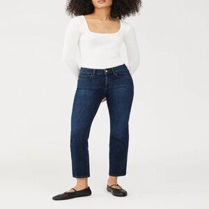 DL 1961Mara Straight Mid Rise Instrasculpt Ankle Jeans Sz 26 Like New